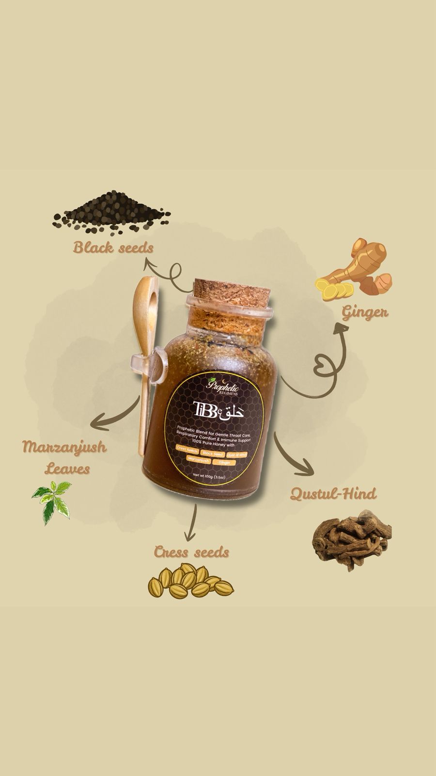 Tibb-e-Halq | Prophetic Herbal Honey Blend